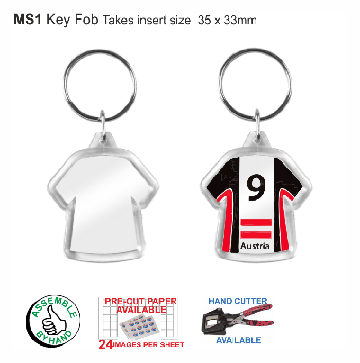 MS1 (CR-X) Mini-Shirt Shaped Key Fob